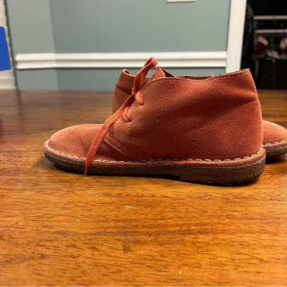 Crewcuts Kids' 1990 MacAlister boots in suede chukka made in Italy size J2 - Picture 3 of 9